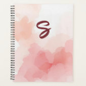 Watercolour Wash Initial Planner (Voorkant)