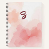 Watercolour Wash Initial Planner Notitieboek (Voorkant)