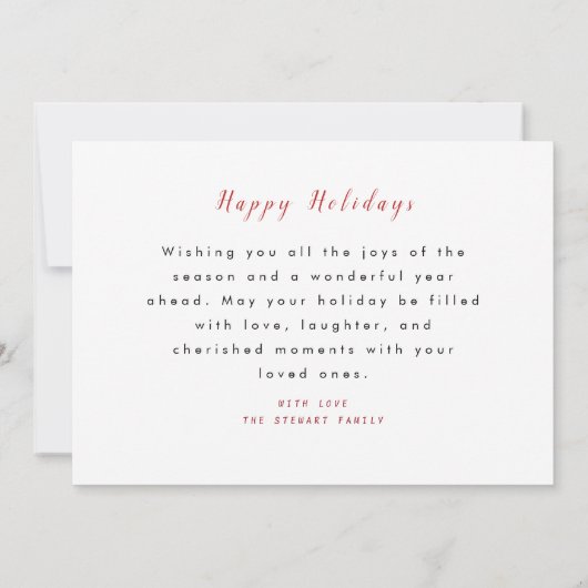 Watercor Sneeuwmannen Vrolijk Kerstfeest Moderne v Kaart (Achterkant)