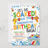 Waterdag Pistool uitnodiging (Voorkant)