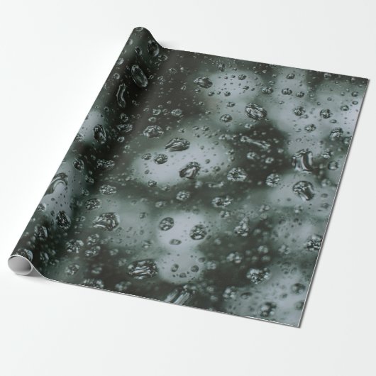 Waterdew op glas cadeaupapier (Uitgerold)