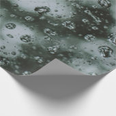 Waterdew op glas cadeaupapier (Hoek)