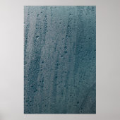Waterdew op glas poster (Voorkant)