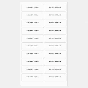 Waterdicht etiket voor zakelijk, artiest of ambach labels