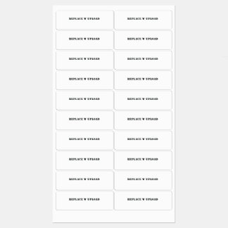 Waterdicht etiket voor zakelijk, artiest of ambach labels