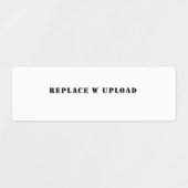 Waterdicht etiket voor zakelijk, artiest of ambach labels (Design 2)