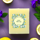 Waterdicht Lemon Soap of Cosmetics Product Label 2