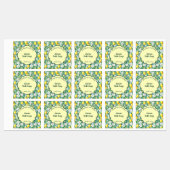 Waterdicht Lemon Soap of Cosmetics Product Label 2 (Vel)