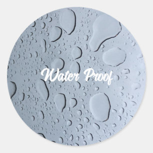 Waterdicht Spatvrij Druppels Pakketlabel Aangepast Ronde Sticker