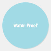 Waterdicht Spatvrij Pakket Blauw Aangepast Etiket (Voorkant)