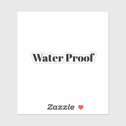 Waterdicht Spatvrij Pakketlabel Zwart Wit Sticker (Vel)