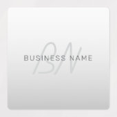 waterdicht | Tekst voor bedrijf, groet of naam Labels (Design 1)