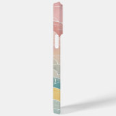 Waterdicht tuinpatroon in pastelkleuren Case-Mate iPhone case (Achterkant / Rechts)