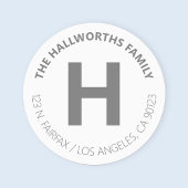 Waterdicht Vet Modern Wit & Grijs Labels