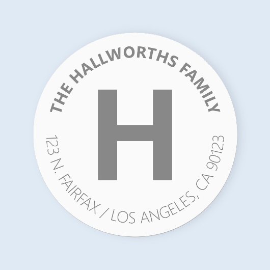 Waterdicht Vet Modern Wit & Grijs Labels