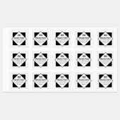 Waterdicht | Voeg uw logo toe aanpasbare sjabloon Labels (Vel)