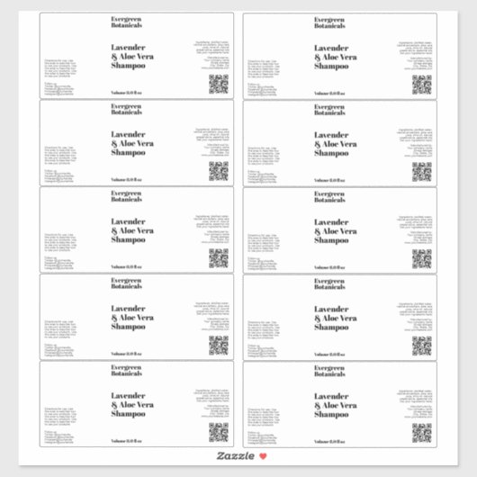 Waterdicht Wit of Duidelijk het Flessenetiket van  Sticker (Vel)