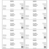 Waterdicht Wit of Duidelijk het Flessenetiket van  Sticker (Voorkant)