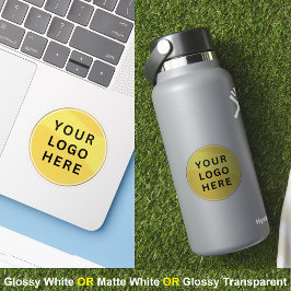 Waterdicht Zakelijk Logo op Gebrandmerkte Waterfle Sticker