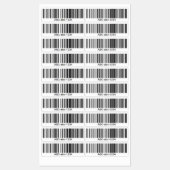 Waterdichte aangepaste barcode-label voor elk oppe labels (Vel)