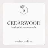 Waterdichte aangepaste kaarsen etiketten - meerder labels (Design 2)