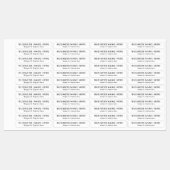 Waterdichte Aangepaste Zakelijke Info Voor Alle Op Labels (Vel)