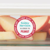Waterdichte Allergie Alert Gepersonaliseerd Kinder Labels (Aangebracht)