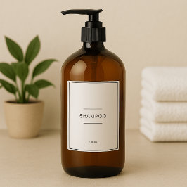 Waterdichte bewerkbare badkamer Vinyl label