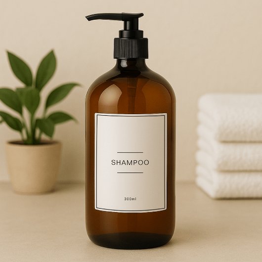 Waterdichte bewerkbare badkamer Vinyl label