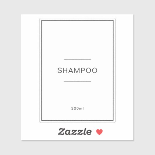 Waterdichte bewerkbare badkamer Vinyl label (Vel)