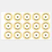 Waterdichte bijennaamlabels voor schoolkamp kinder labels (Vel)