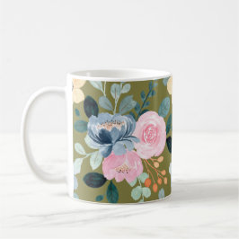 Waterdichte bloemen: bloeiende elegantie, elk slok koffiemok