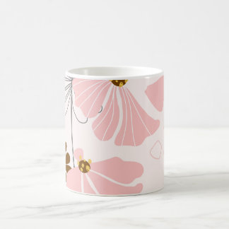 Waterdichte bloemen: een Mok met een botanische to