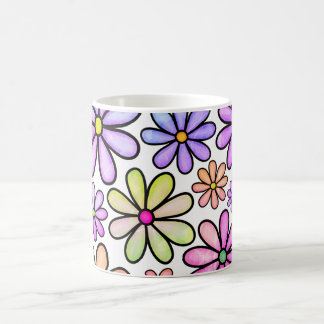 Waterdichte Bloemen: Elegante Mok, Bloeiende Stijl Koffiemok