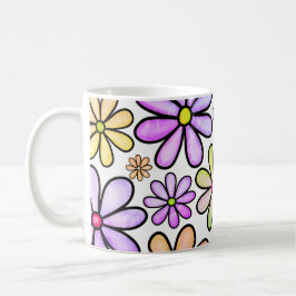 Waterdichte Bloemen: Elegante Mok, Bloeiende Stijl Koffiemok