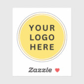 Waterdichte Business Logo op Branded Waterfles Sticker (Vel)