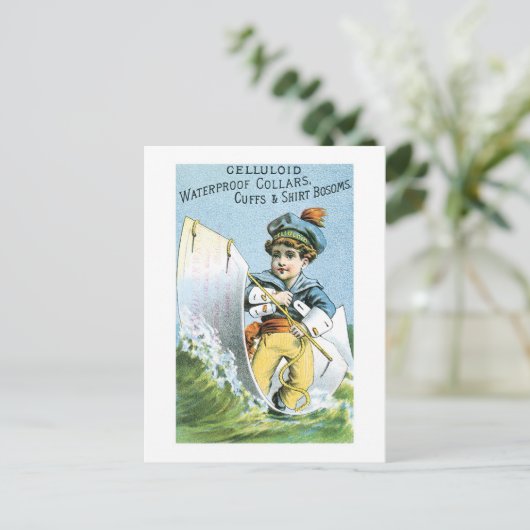 Waterdichte cellulose briefkaart (Staand voorkant)