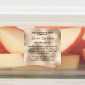  waterdichte cosmetische folie parelpap labels (Aangebracht)