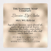  waterdichte cosmetische folie parelpap labels (Design 2)