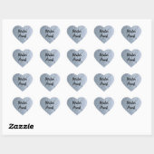 Waterdichte druppels spatvrij aangepaste trendy 20 hart sticker (Vel)