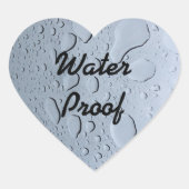 Waterdichte druppels spatvrij aangepaste trendy 20 hart sticker (Voorkant)