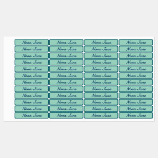Waterdichte dunne naamlabels voor kinderen  labels