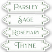 Waterdichte en niet vervagende plantenetiketlabels sticker (Voorkant)