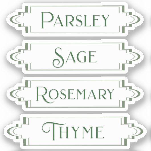 Waterdichte en niet vervagende plantenetiketlabels sticker (Voorkant)