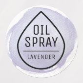 Waterdichte Etherische Olie Spray Flessenetiketten Labels (Design 2)