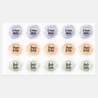 Waterdichte etherische olievaartuigen labels