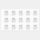 Waterdichte geklopte talg-balm-boter-crème labels (Vel)