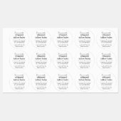 Waterdichte geklopte talg-balm-boter-crème labels (Vel)