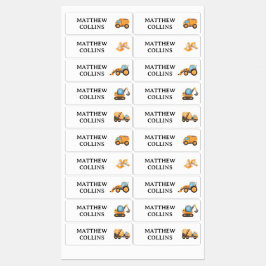 Waterdichte Gepersonaliseerde Naam Etiketten Bouw Labels
