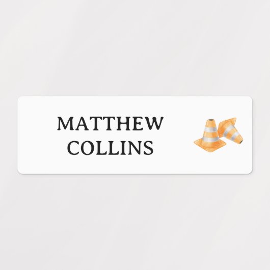 Waterdichte Gepersonaliseerde Naam Etiketten Bouw Labels (Design 2)